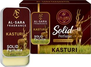 AL SARA FRAGRANCE KASTURI PASTE Solid Perfume ( Alcohol free) Herbal Attar