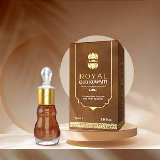 Ajmal Royal Oud Kuwaiti | Cedarwood Fragrance| Long Lasting for Men & Women 10ML Floral Attar