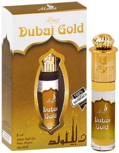 Almas Attar DUBAI GOLD | Deluxe Ittar | Alcohol Free Perfume Oil 8ML Floral Attar