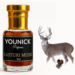 YOUNICK Original Kasturi Musk 6ml attar long lasting high quality attar oil Herbal Attar
