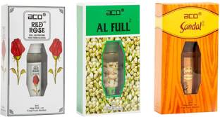 aco Red Rose ,Al full AND SANDAL Floral Attar