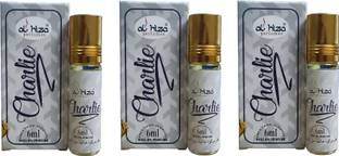 Grow Basket 3 Charlie Attar Combo Roll Perfume aroma Luxury Long Lasting Fragrance Each 6ml Floral Attar