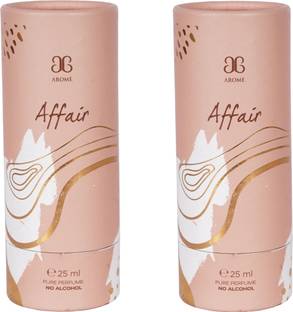 AROCHEM Affair 25 ML Indian Natural Attar Series/Long Lasting Attar/Perfume (Pack of 2) Floral Attar