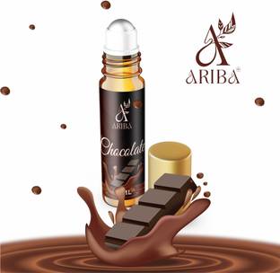 Ariba Chocolate Attar Roll-On-Long-Lasting Sweet,Travel-Friendly Pocket Perfume Floral Attar