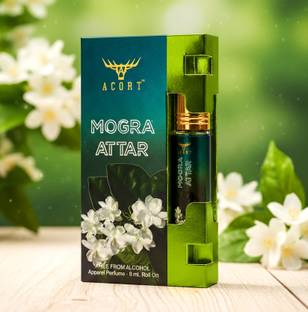 Acort Mogra Attar - Long lasting Concentrated Roll on Perfume - attar Floral Attar