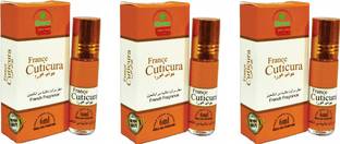 Grow Basket 3 Cuticura Attar Combo Rollon Perfume aroma Luxury Long Lasting Fragrance 6ml Floral Attar