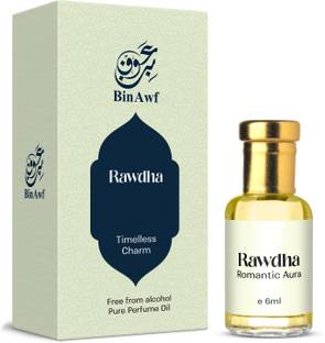 Binawf Rawdah Timeless Charm | Long Lasting Alcohol-Free Perfume Oil for Man & Woman Floral Attar
