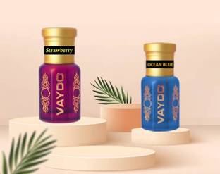 vaydo strawberry+ocean blue Alcohol-free12ML Attar for Unisex Pure Nutural Fragrance Floral Attar