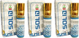 Grow Basket 3 Solid Classic Attar Combo Rollon Perfume aroma Luxury Long Lasting Fragrance Floral Attar