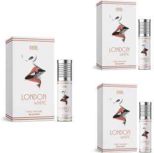 PATEL ORIGNAL NON ALCOHOIC LONDON WHITE ATTAR 3PC COMBO Floral Attar