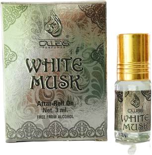 Owais White Musk Attar 3ml Long Lasting Great Fragrance Free Alcohol Attar Pack of 1 Floral Attar