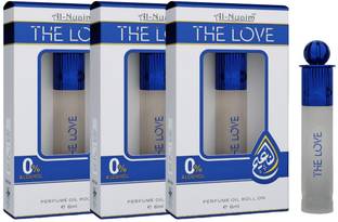 Al Nuaim the love Original Great Fragrance Long-Lasting (Unisex) (pack of 3) Floral Attar