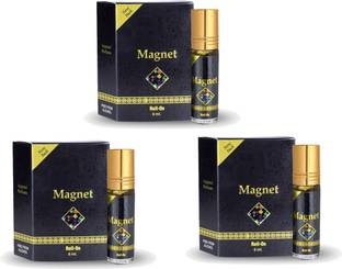 kHUDAt Magnet Attar (ittar) Roll-on 6 ml (3pcs) Herbal Attar