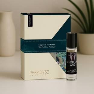 paradyse perfumes Gentlemen Oud Attar | 100% Natural, Alcohol-Free | 6 ml Floral Attar