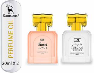 RAMSONS SRF Raees & Tuscan Leather Concentrated Perfume oil Combo Floral Attar