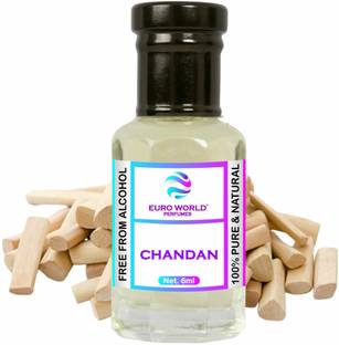 Euro World Original Chandan Alcohol Free Attar for Unisex Floral Attar