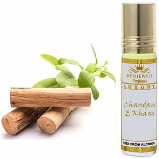 Menjewell Fragrances Chandan-E-Khas (Natural Itar/Attar/Perfume) Sandalwood Attar 9ML Floral Attar