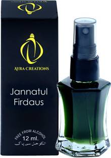 ayra creations Jannatul Firdaus Attar Perfume - 12ml In Spray Bottle Original & 24 Hours Long Lasting Fragrance/Real & Natural Aroma For Men And Women Floral Attar