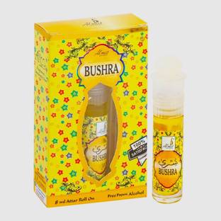 Almas BRAND 100% ORIGINAL (BUSHRA) GREAT FRAGRANCE LONG-LASTING (UNISEX) 8Ml Floral Attar