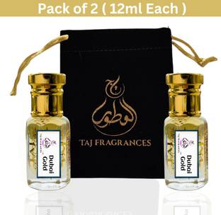 Taj Fragrances Dubai Gold for Unisex Perfume Oil Luxury Scent ( Long Lasting ) Floral Attar