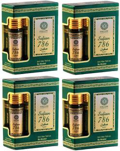 Girnar 4 SUFIAN 786 ATTAR ,6 ML EACH, PACK OF 4. Herbal Attar