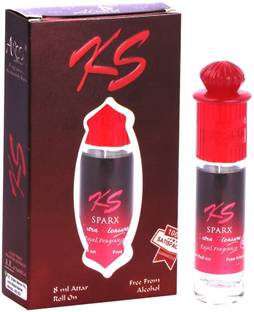 Almas Brand 100% Original (KS Sparx) Great Fragrance Long-Lasting (Unisex) 8Ml Floral Attar