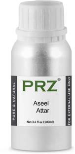 PRZ Aseel Attar For Unisex (100 ML) - Pure Natural Premium Quality Perfume (Non-Alcoholic) Floral Attar