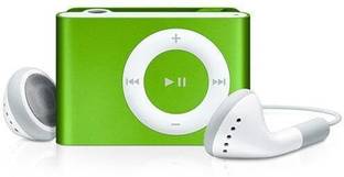 Rhobos Bright Green Clip MP3 Player | Rechargeable Battery, Perfect for Kids MP3 Player