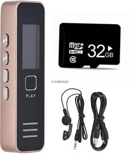 lookcam s9 mini voice recorder with mp3 player 2in 1 high quality audio 32 GB MP3 Player