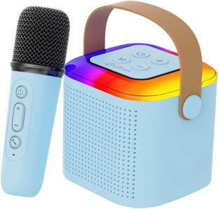 DRUMSTONE Bluetooth Karaoke Speaker with Mic MP3 Player