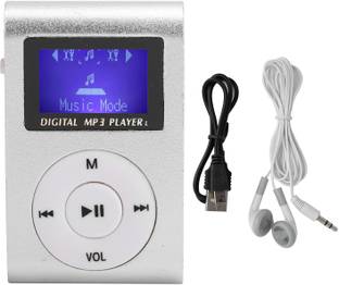 Lipzie Silver Mini Digital MP3 Player Offering Compact Size 8 GB MP3 Player