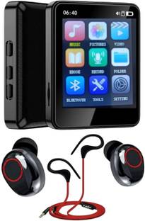 XZOR Bluetooth Touchscreen Player with Wireless Earbuds, Shuffle 4 GB MP3 Player