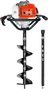 RICO ITALY 63cc Earth auger machine with 8"inch drill for agriculture and tree plantation Fuel Grass Trimmer