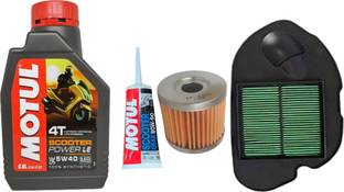 MOTUL SCOOTER LE 5W30 -OIL&AIR FILTER WITH SCOOTER GEAR 80W90 FOR ACCESS Combo