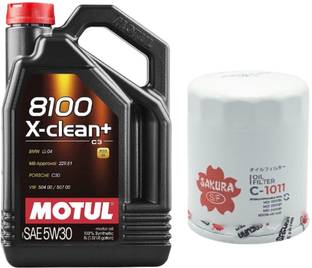 MOTUL 4100 Power 5w30 Engine oil 5L & oil filter for Lancer Combo