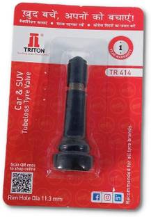 TRITON TR414 TUBELESS VALVES for CAR TYRE (Set of 10) Combo