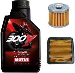 MOTUL 300V 4T 10W40 WITH OIL AND AIR FILTER FOR APACHE RTR Combo