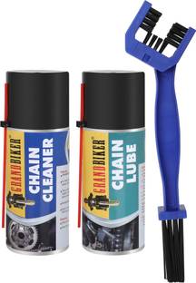 Evershine Chain Cleaner Spray 150 ML, Cleaning Brush, Chain Cleaner Lube 150 ML Combo