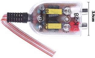Motopex Vehicles Auto Car High to Low Impedance Converter RCA Line Adapter (Pack of 1) Combo
