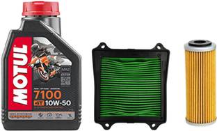 MOTUL 7100 10W50 1L Engine Oil & Air Filter And Oil Filter Combo