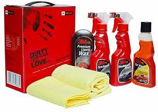 3M Car Care Small Cleaning & Polishing Kit for Car (All In One) Combo