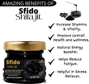 Zemaica Healthcare Shilajit, Natural Stamina & Testostrone Booster, Shilajit, Semi Liquid