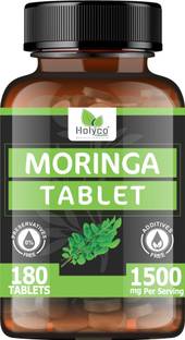 Holyco Health Moringa Tablet | Moringa oleifera, Drumstick, Sahijan Powder| 180 tablets