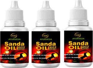 N2B AYURVEDA Sanda oil for men, aroma massage oil
