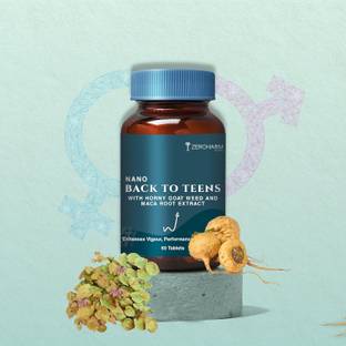 ZEROHARM Back To Teens With Maca & Safed Musli - 60 Tablets
