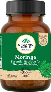 ORGANIC INDIA Moringa 60 Capsules Bottle