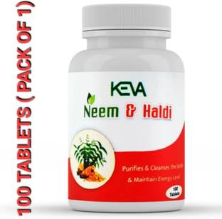 KEVA Neem & Haldi Tablets For Useful in Digestive Health & Radiant Skin