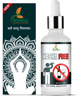 grinbizz Nasha Free Drop Help To Stop Alcohol/Smoke/Tobacco/No Addiction/Nasha Band Dawa