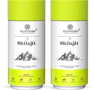 Nutriherbs Shilajit Capsule for Men Power | Natural Strenth & Stamina Booster Supplement