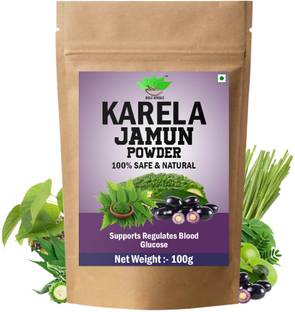 BIRJI HERBALS KARELA JAMUN POWDER 100% SAFE & NATURAL